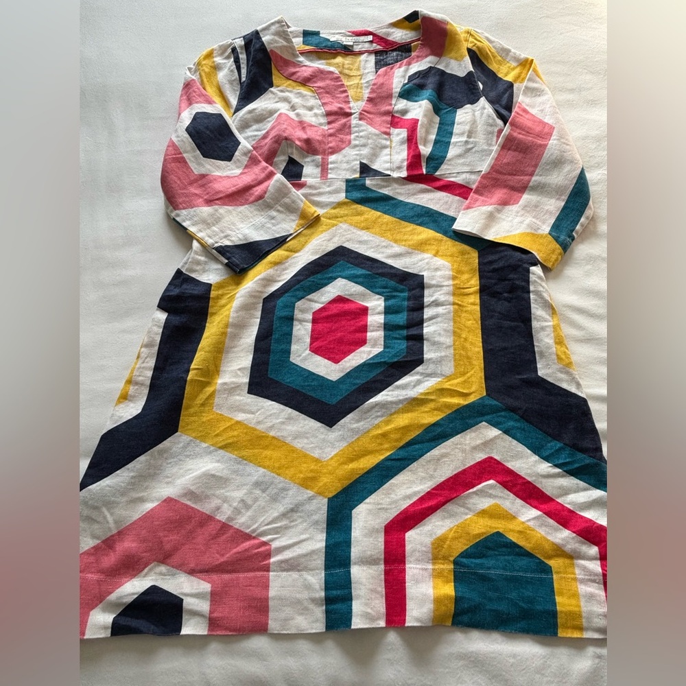 NWOT! Boden Linen Print Dress